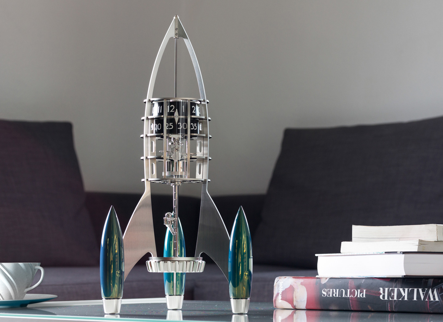 MB&F Destination Moon Table Clock