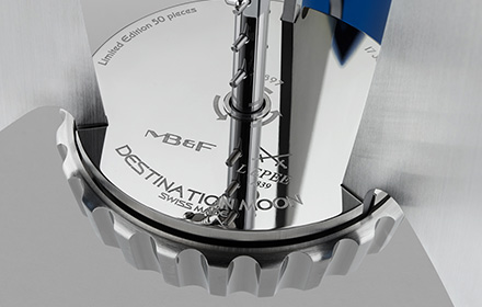 MB&F Destination Moon Table Clock