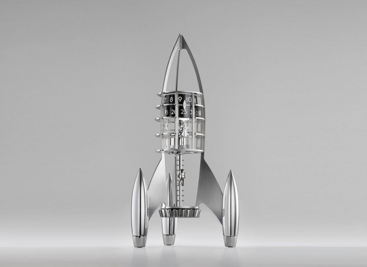 MB&F Destination Moon Table Clock