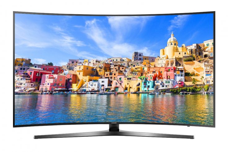 Samsung 4k Curved LED TV Front