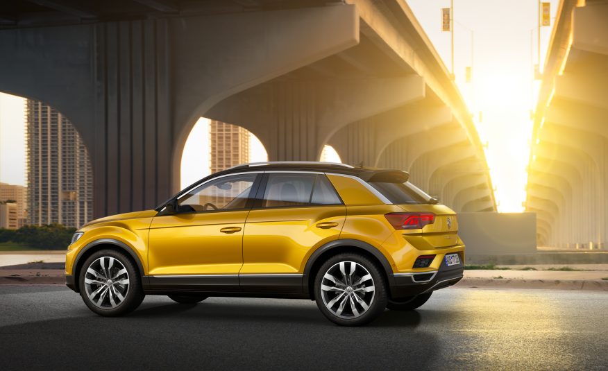 vw-t-roc-suv-yellow-rear