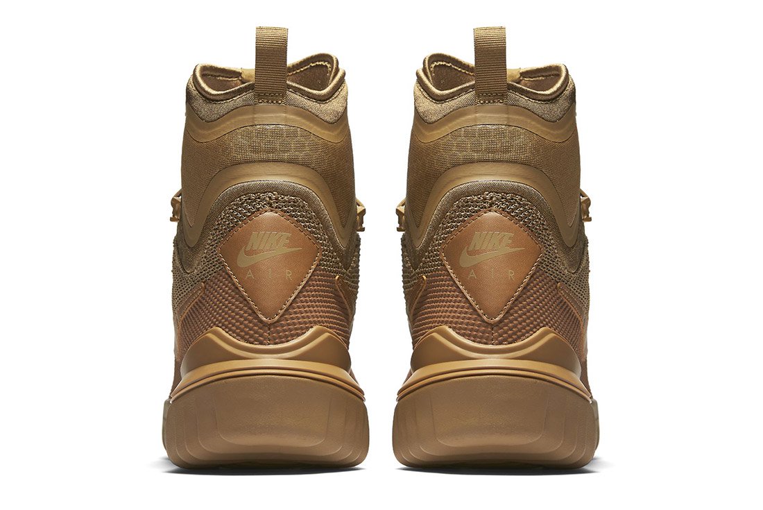 Nike Air Wild Mid Trail Shoe Tan Back