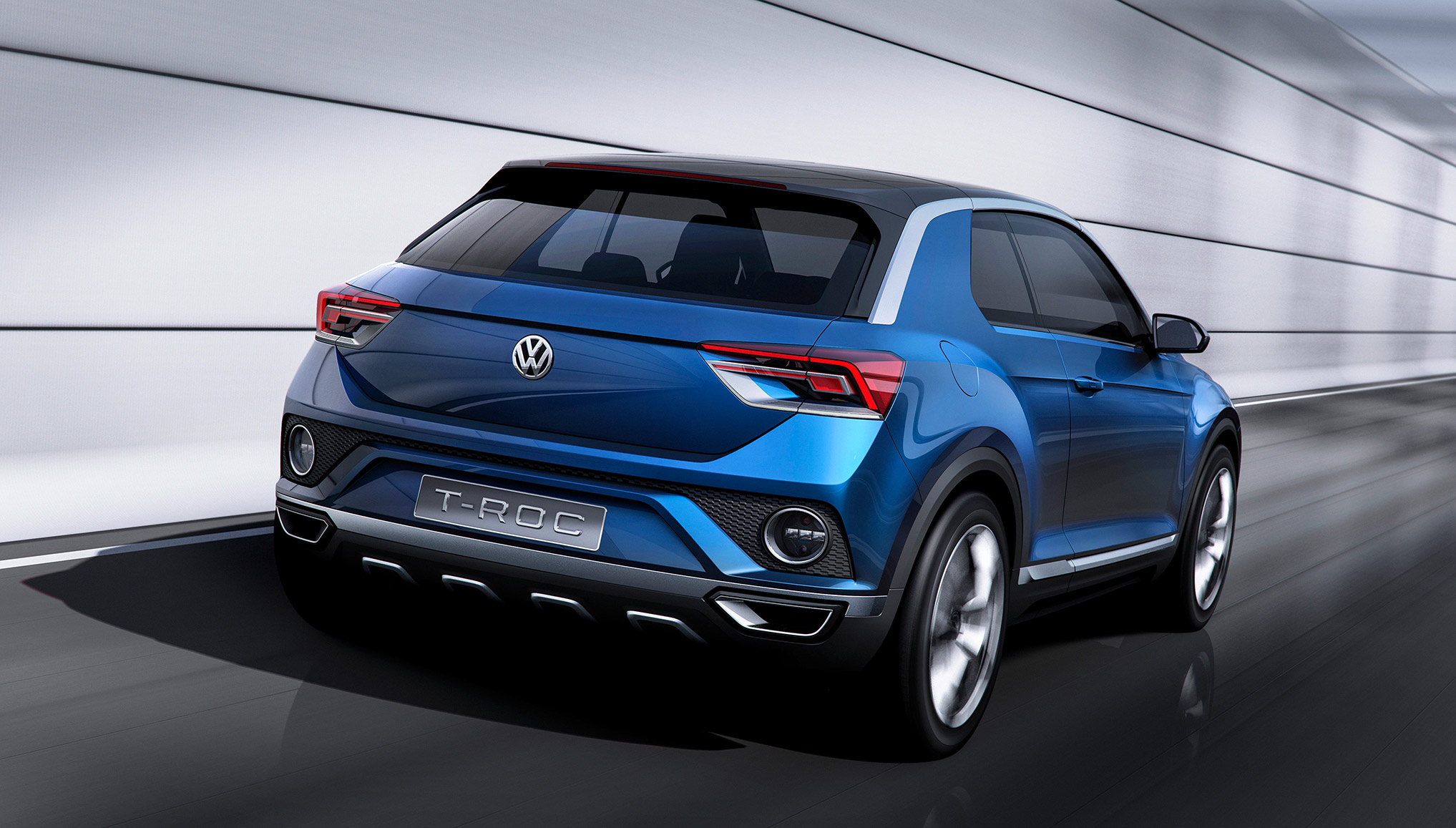 vw-t-roc-suv-blue-rear