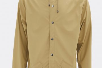 RAINS Jacket Rain Jacket Front Tan